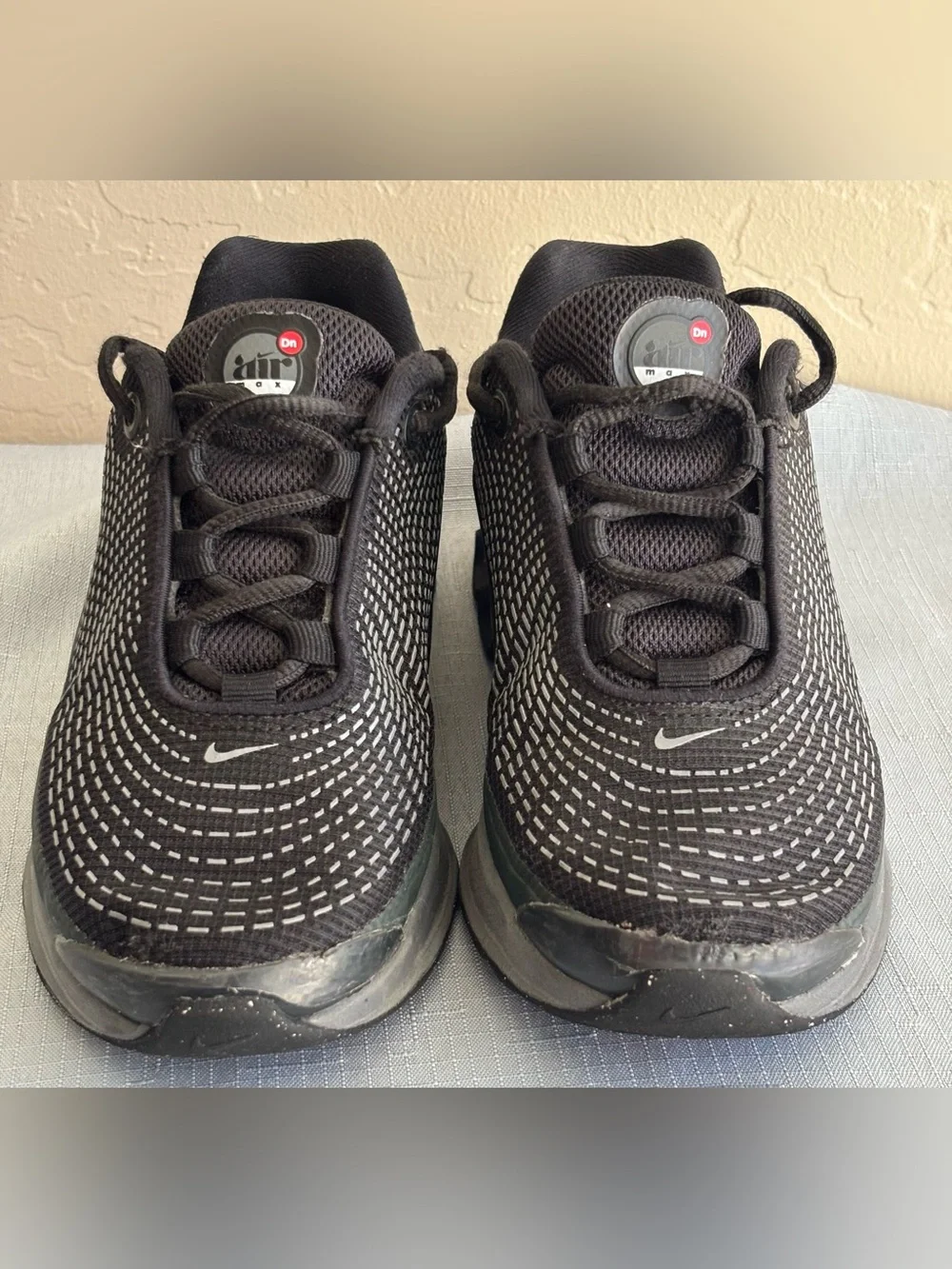 Nike Youth Air Max Dn GS Black Smoke Grey Shoes FB8987-008 Size 1Y